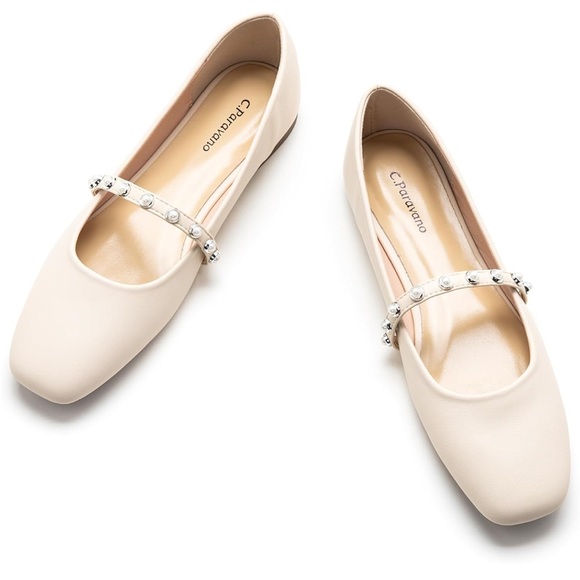 C.Paravano Shoes - NWT C.Paravano Leather Ballet Flats